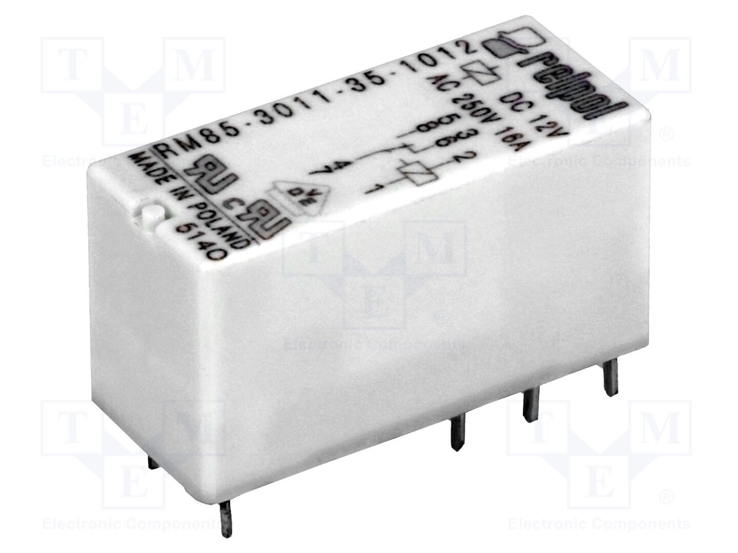 RELPOL RM85-3011-35-1012 Sähkömagneettinen rele 12VDC