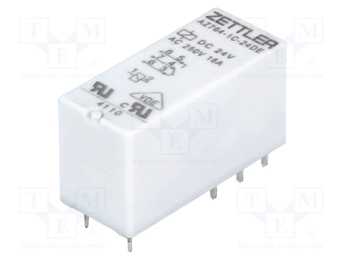ZETTLER AZ764-1C-24DE Sähkömagneettinen rele 24VDC (50 kpl erä)