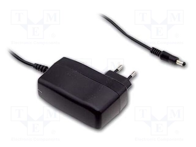 MEAN WELL SGA60E09-P1J Kytkinlähde 9VDC pistokkeella