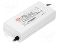 MEAN WELL PCD-40-350B LED-virtalähde 37,8W 350mA 70-108VDC