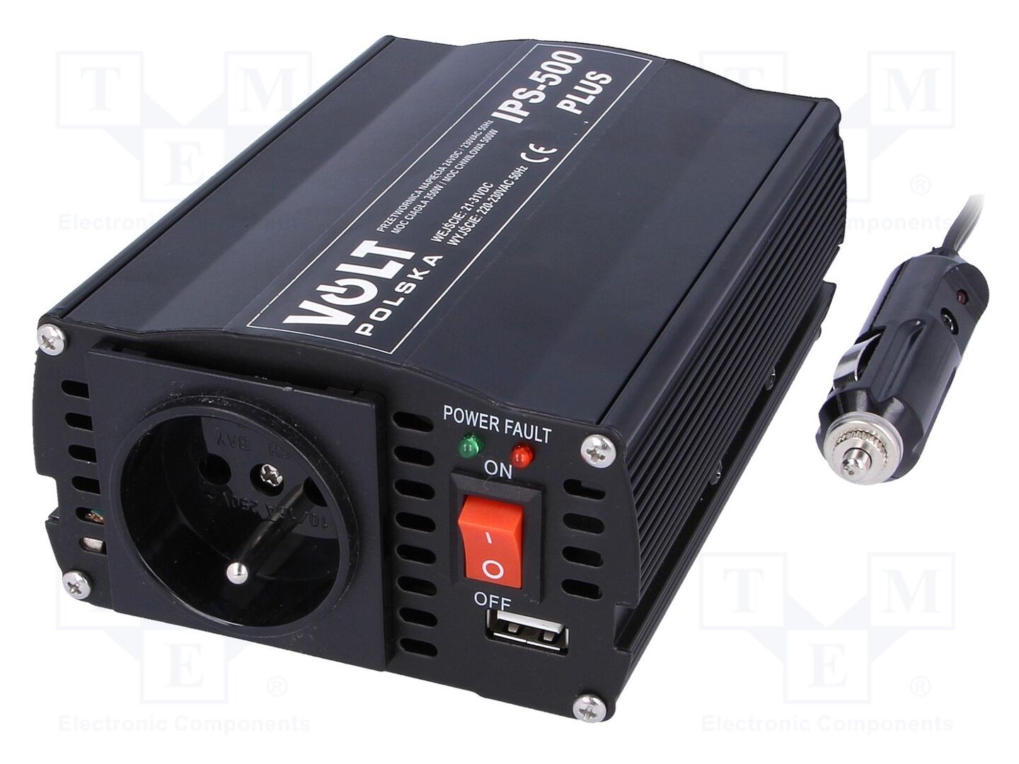 VOLT POLSKA IPS500PLUS/24V DC/AC muunnin 350W 24V