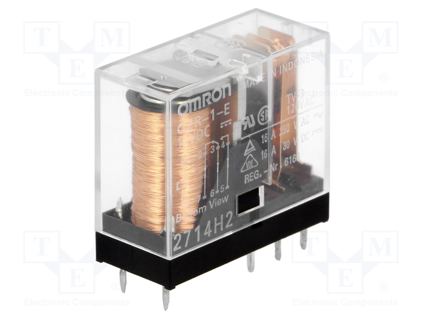 OMRON Electronic Components G2R-1-E-12DC Sähkömagneettinen rele 16A
