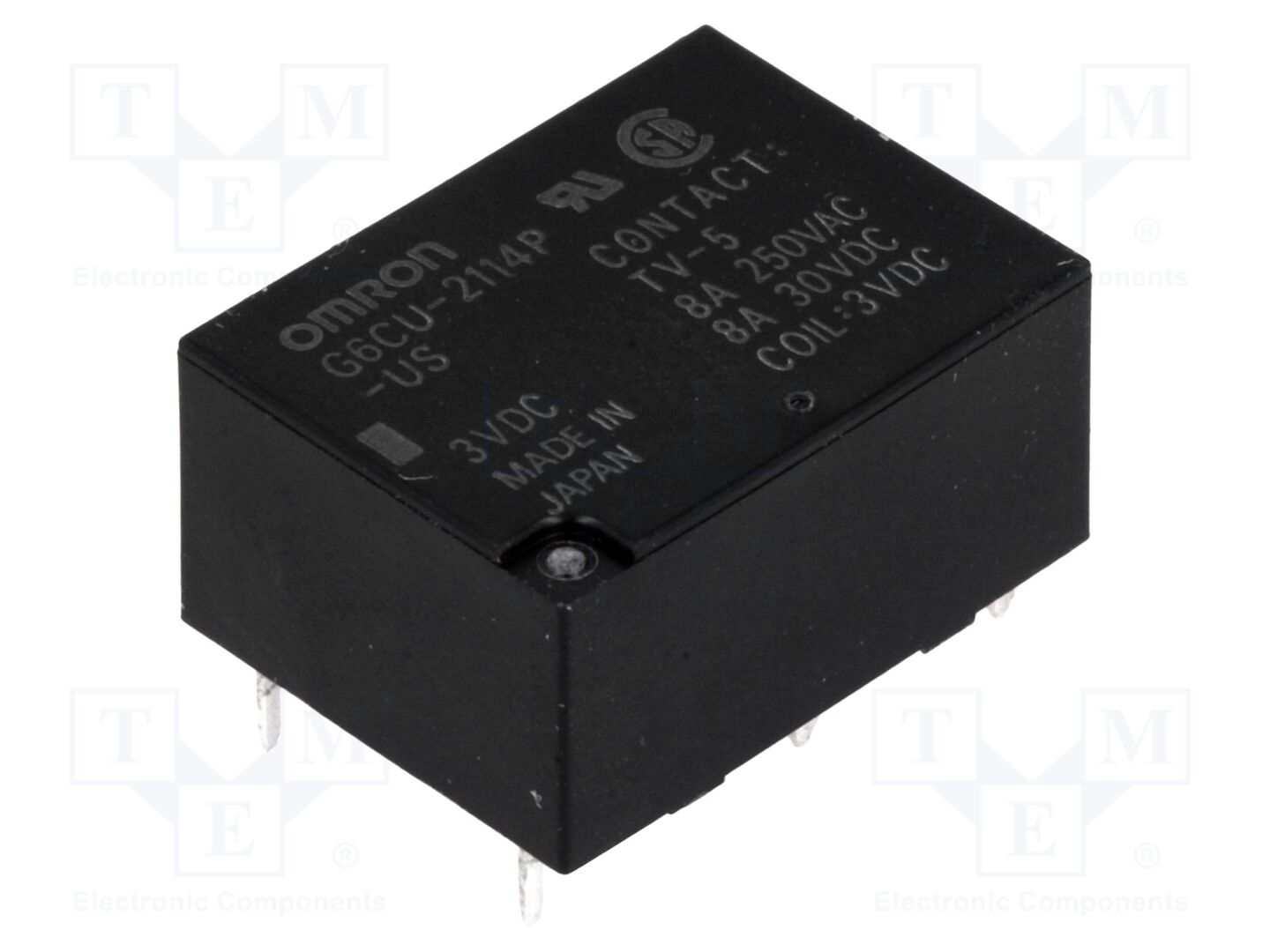 OMRON Electronic Components G6CU-2114P-US3V Sähkömagneettinen rele 3VDC