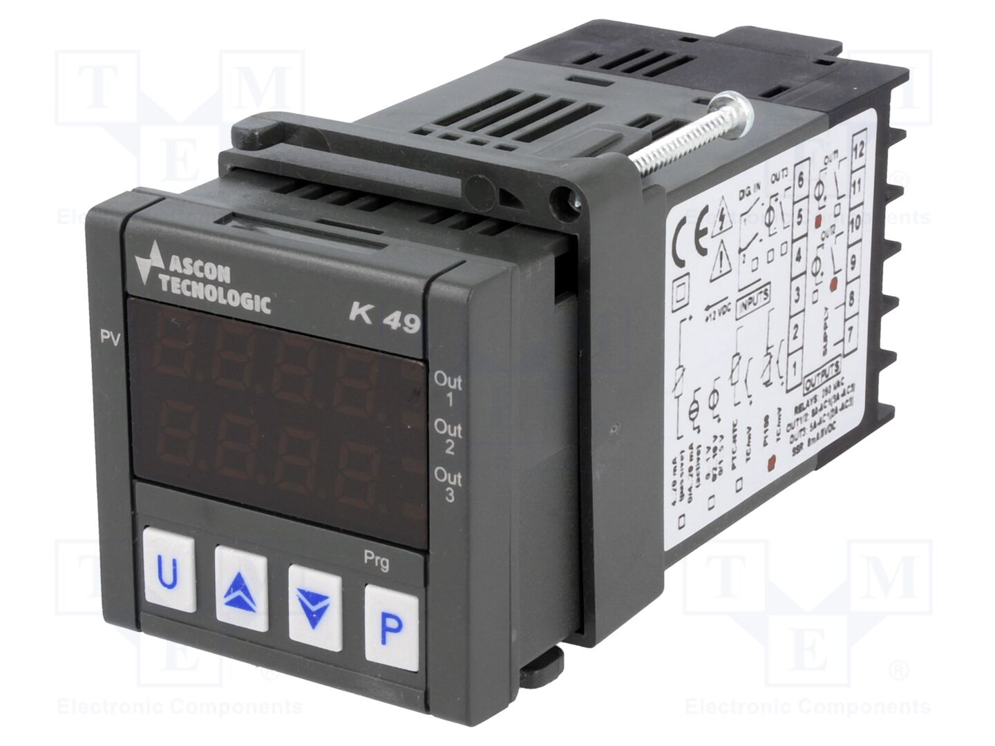 ASCON TECNOLOGIC K49-HC0R Lämpötilasäädin 0÷999.9°C