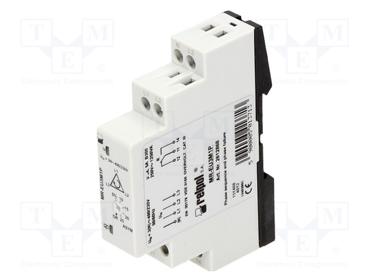 RELPOL MR-EU3M1P Valvontarele DIN-kisko