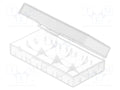 KEEPPOWER BOX-18650/16340 Akkuteline 16340,MR18650 (50 kpl erä)
