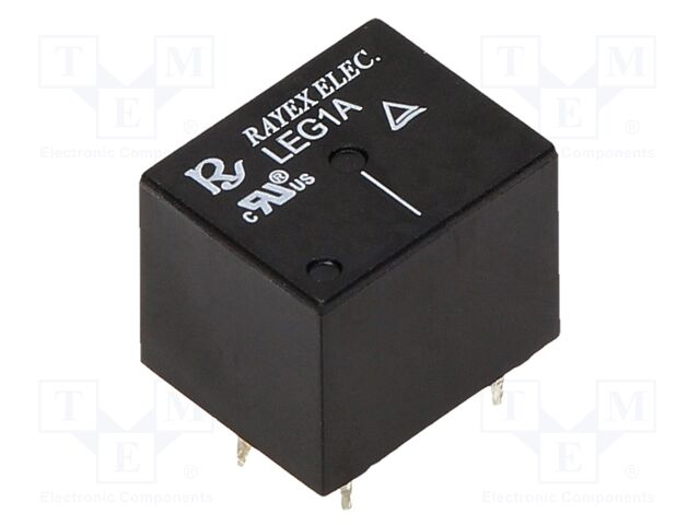 Recoy/RAYEX ELECTRONICS LEG-1A-24F Sähkömagneettinen rele 24VDC (50 kpl erä)