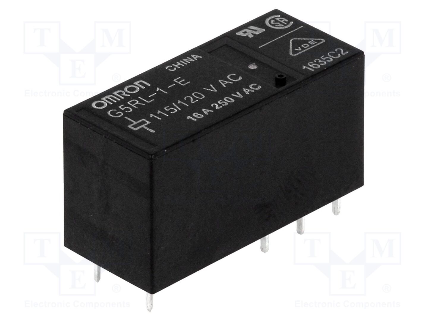 OMRON Electronic Components G5RL-1-E115/120AC Sähkömagneettinen rele 16A