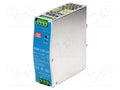 MEAN WELL NDR-120-24 DIN-kiskoon asennettava kytkentäsähkönsyöttö 120W 24VDC 5A