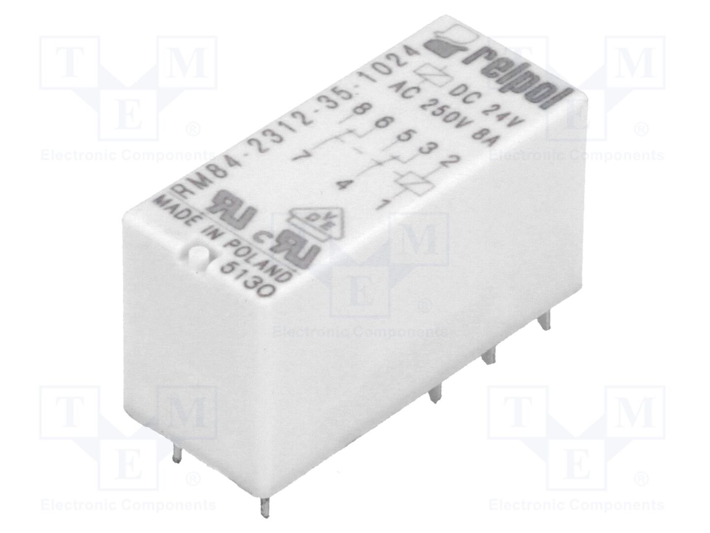 RELPOL RM84-2312-35-1024 Sähkömagneettinen rele 24VDC