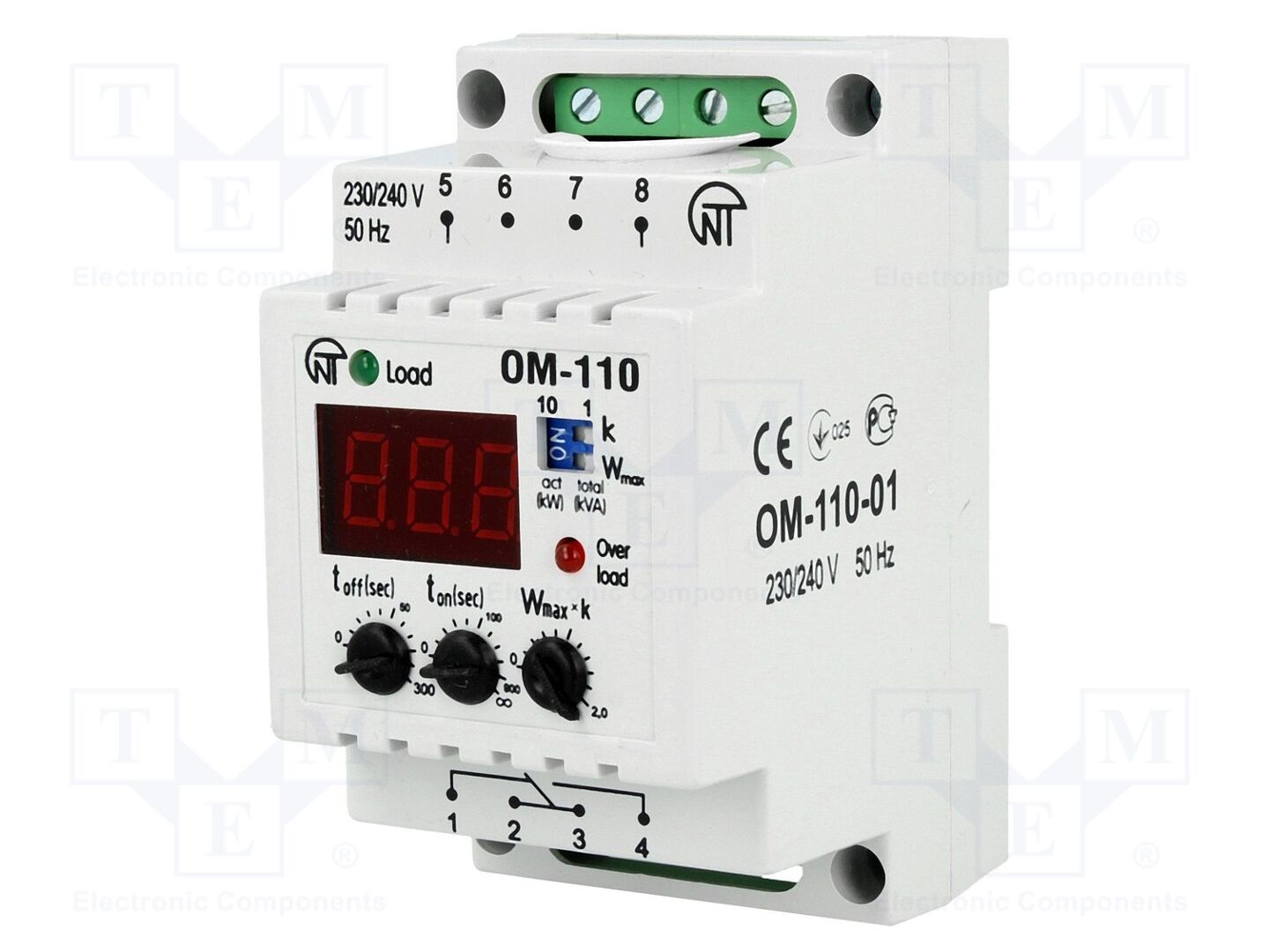 NOVATEK ELECTRO OM-110 Valvontarele 230VAC