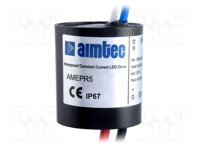 AIMTEC AMEPR5-1236AZ LED-virtalähde 4,32W 5-12VDC 0,36A