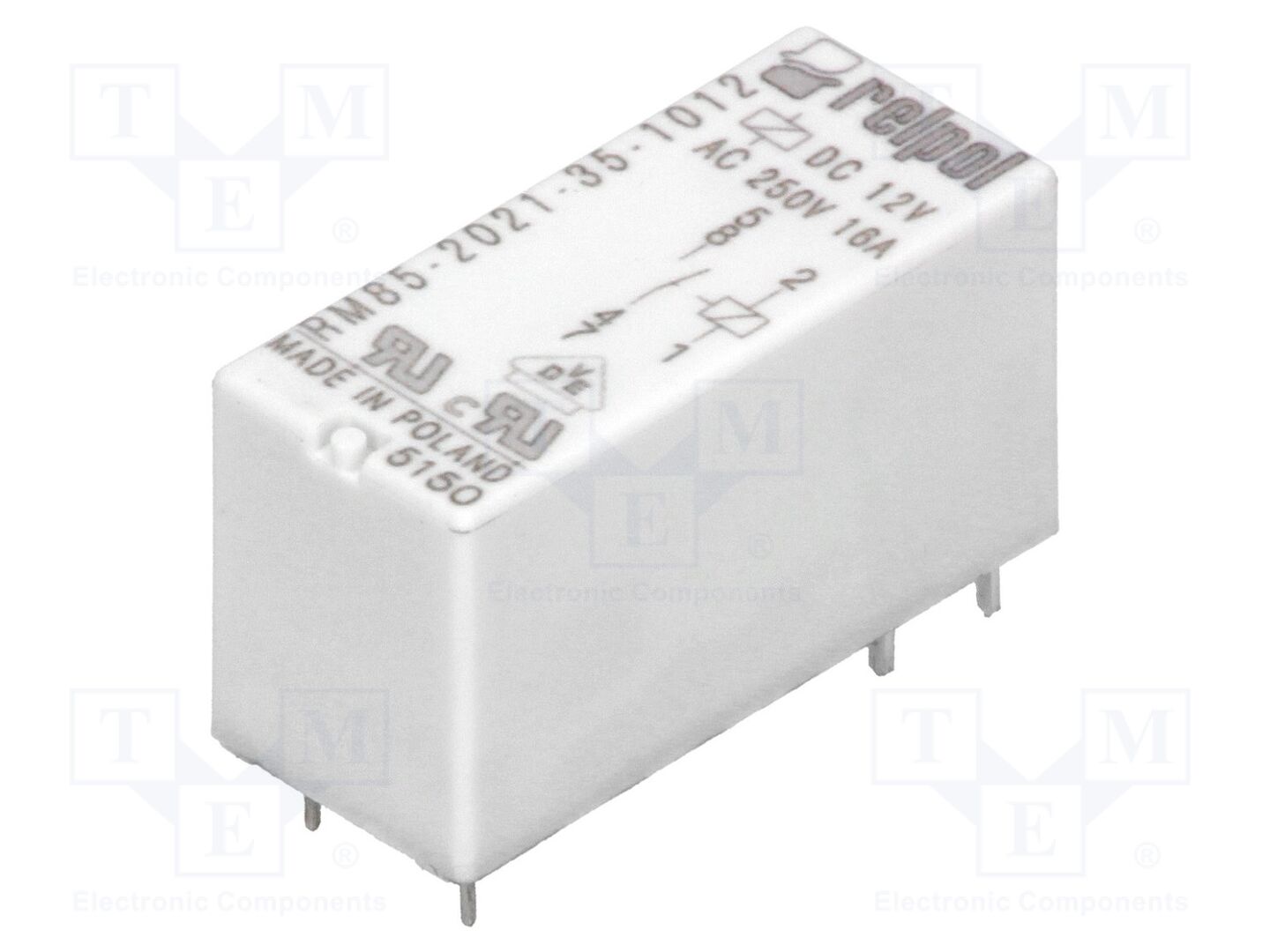 RELPOL RM85-2021-35-1012 Sähkömagneettinen rele 12VDC