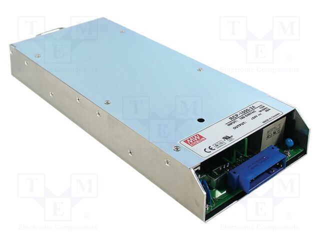 MEAN WELL RCP-1000-24 Sisäänrakennettu kytkentävirtalähde 960W 24VDC