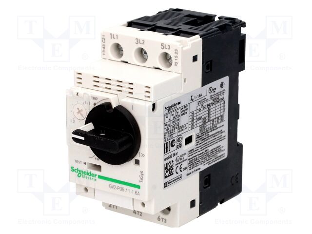 SCHNEIDER ELECTRIC GV2P10 Moottorisuojakatkaisija 2.2kW