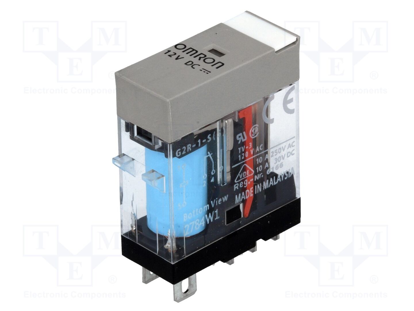 OMRON G2R-1-S-12DC Sähkömagneettinen rele 12VDC