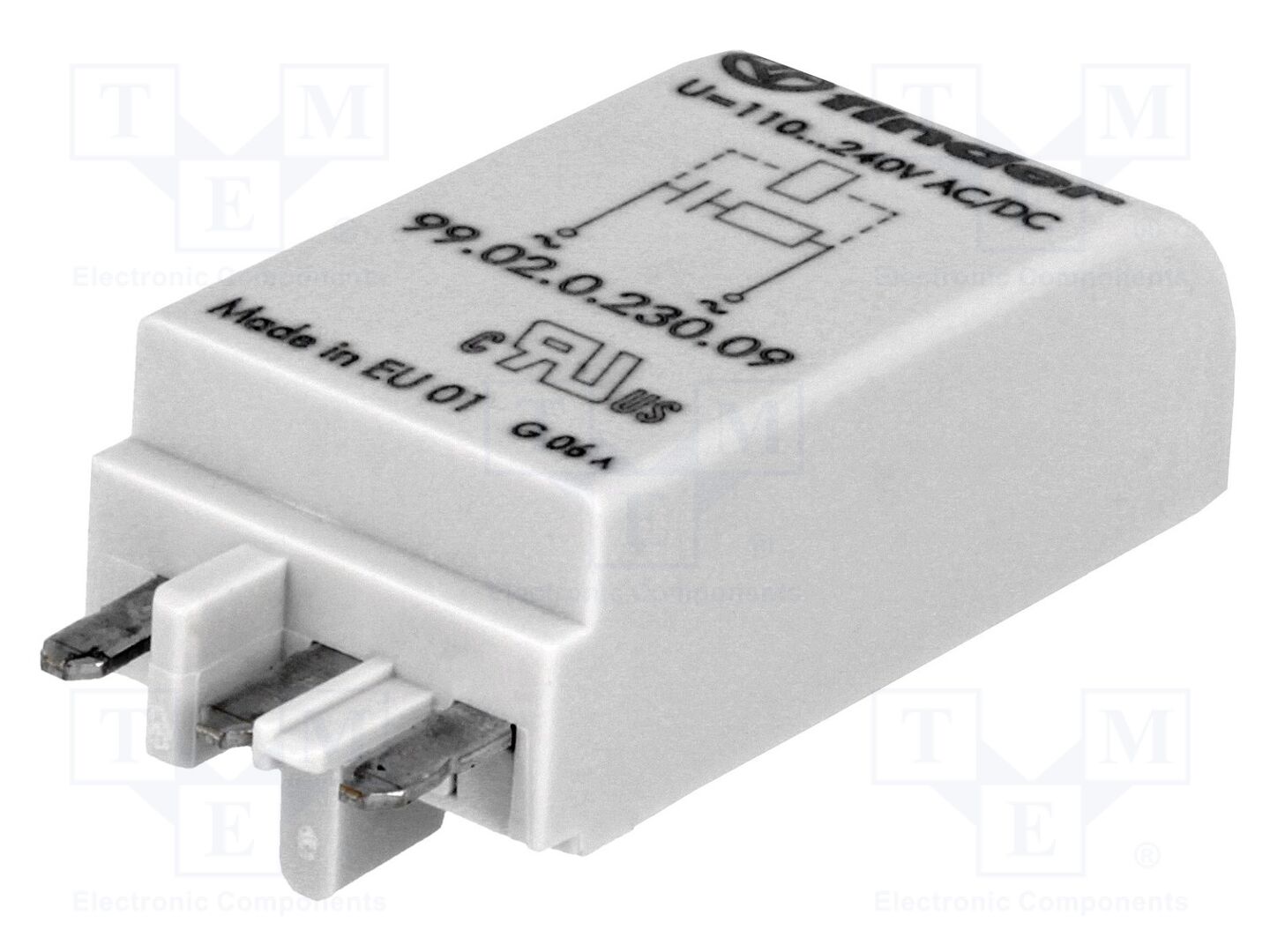 FINDER 99.02.0.230.09 Suojamoduuli LED-ilmaisulla
