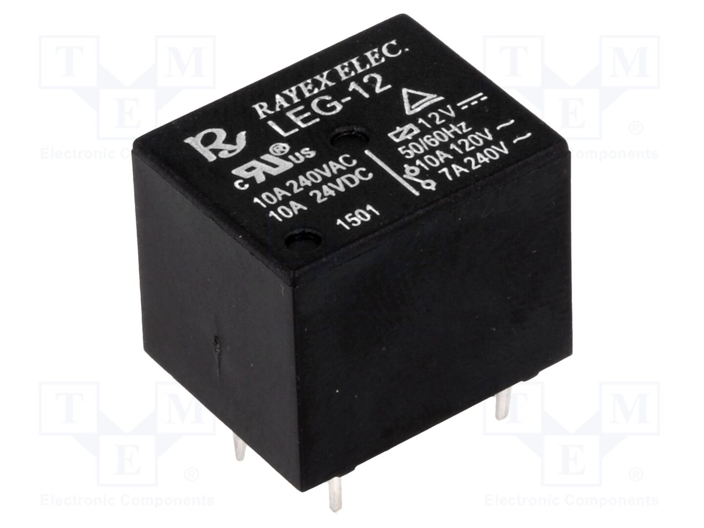 Recoy/RAYEX ELECTRONICS LEG-12 Sähkömagneettinen rele 12VDC (50 kpl erä)