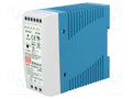 MEAN WELL MDR-60-24 DIN-kiskoon asennettava kytkentävirtalähde 60W 24VDC