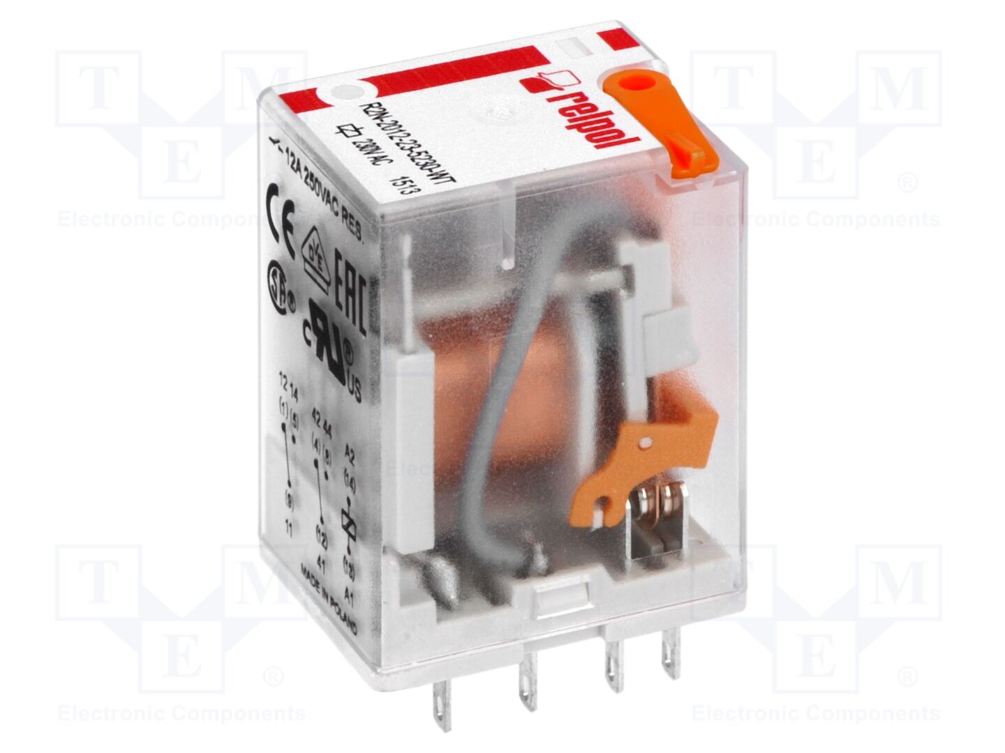RELPOL R2N-2012-23-5230-WT Sähkömagneettinen rele 230VAC