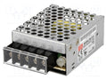 MEAN WELL RS-15-5 Sisäänrakennettu kytkentävirtalähde 15W 5VDC 3A