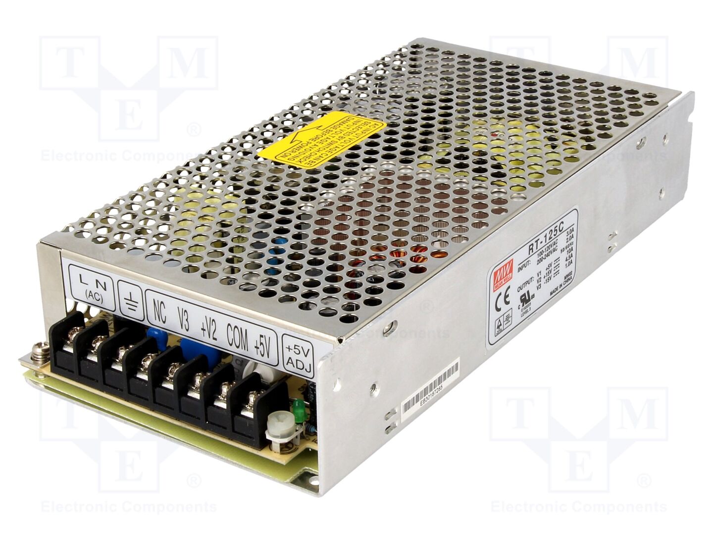 MEAN WELL RT-125C Sisäänrakennettu kytkentävirtalähde 132,5W 5VDC