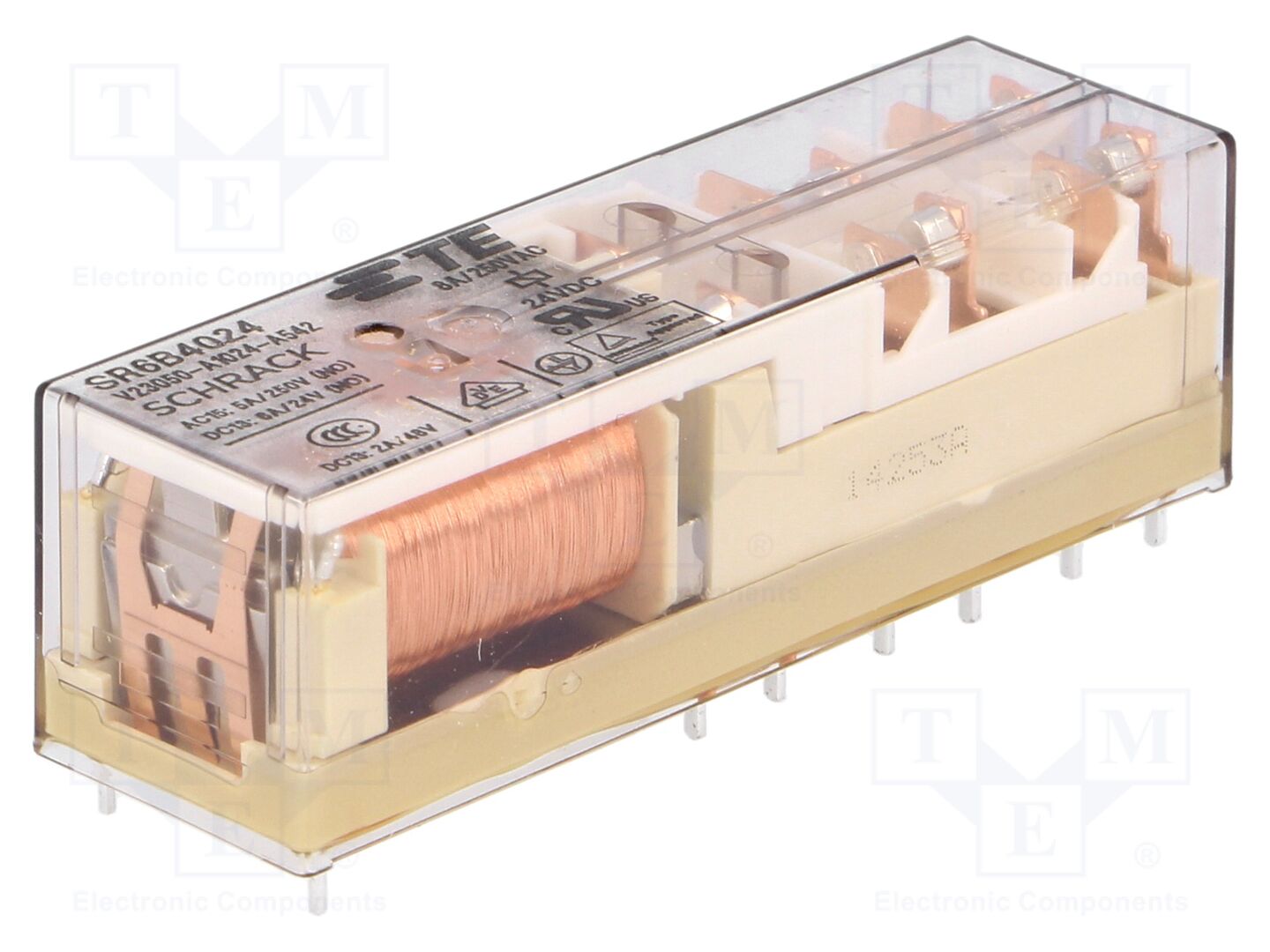 TE Connectivity SR6B4024 Elektromagneettinen rele 24VDC