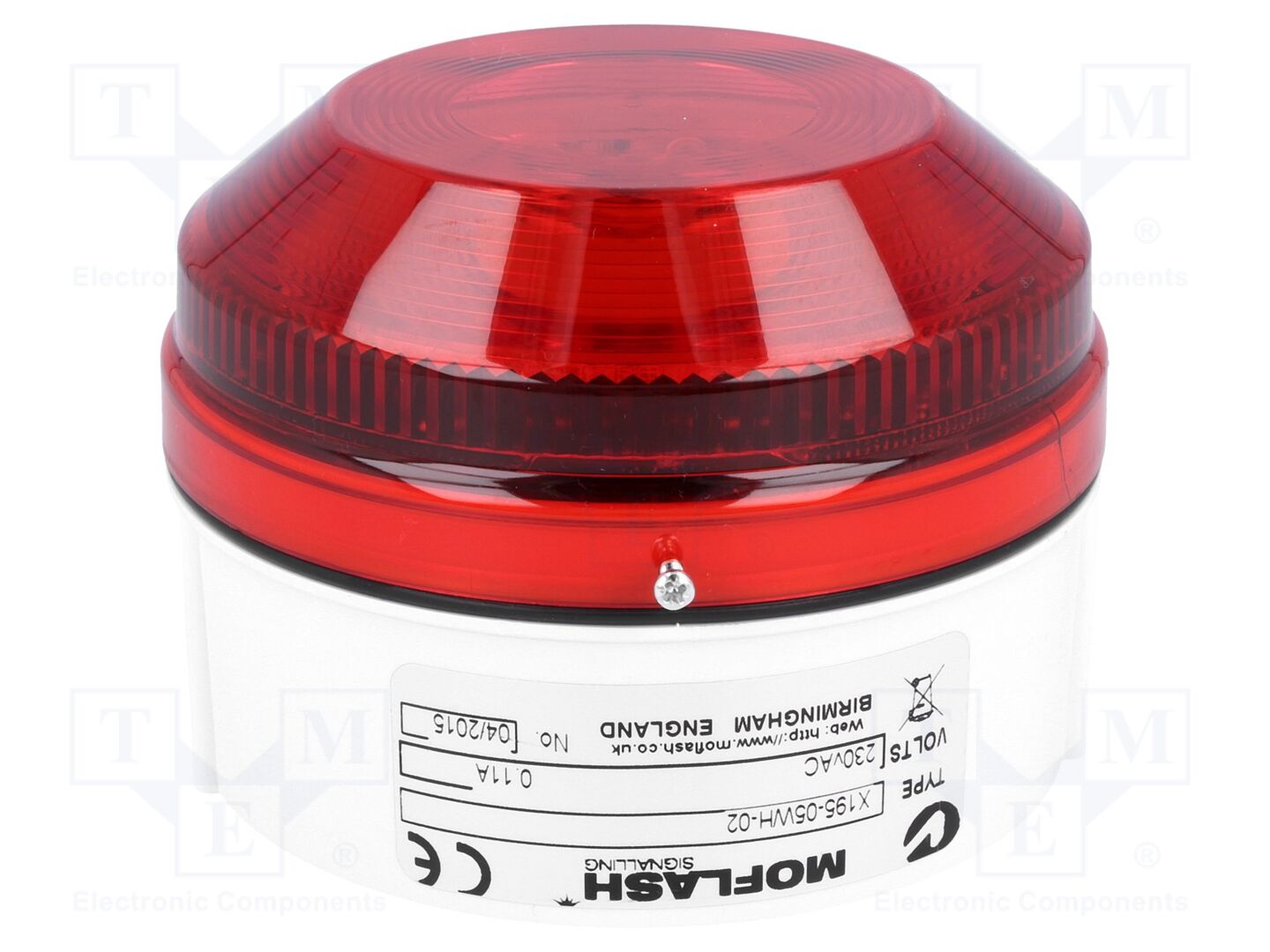 MOFLASH SIGNALLING X195-05WH-02 Vilkkuvalo 180÷250VAC