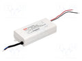 MEAN WELL PLD-40-500B LED-virtalähde 40W 500mA 45-80VDC