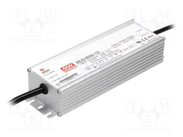 MEAN WELL HLG-80H-30 LED-virtalähde 80W 30VDC