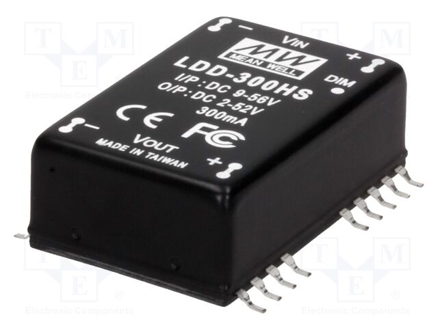 MEAN WELL LDD-350HS DC/DC-muunnin 18W