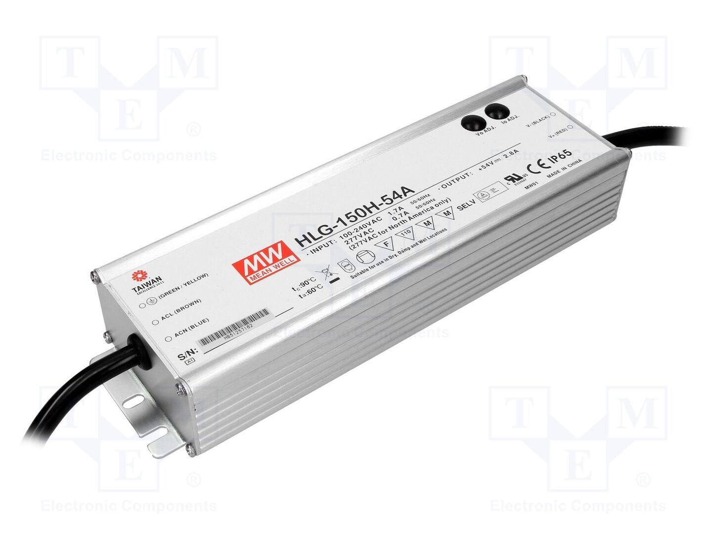 MEAN WELL HLG-150H-54A LED-virtalähde 150W 54VDC