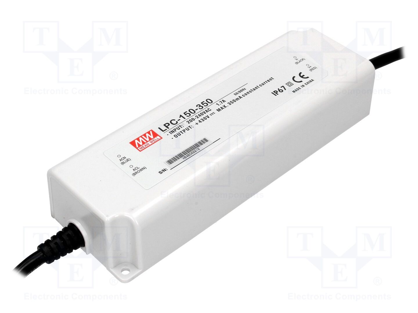 MEAN WELL LPC-150-350 LED-verkkolaite 150,5W 350mA