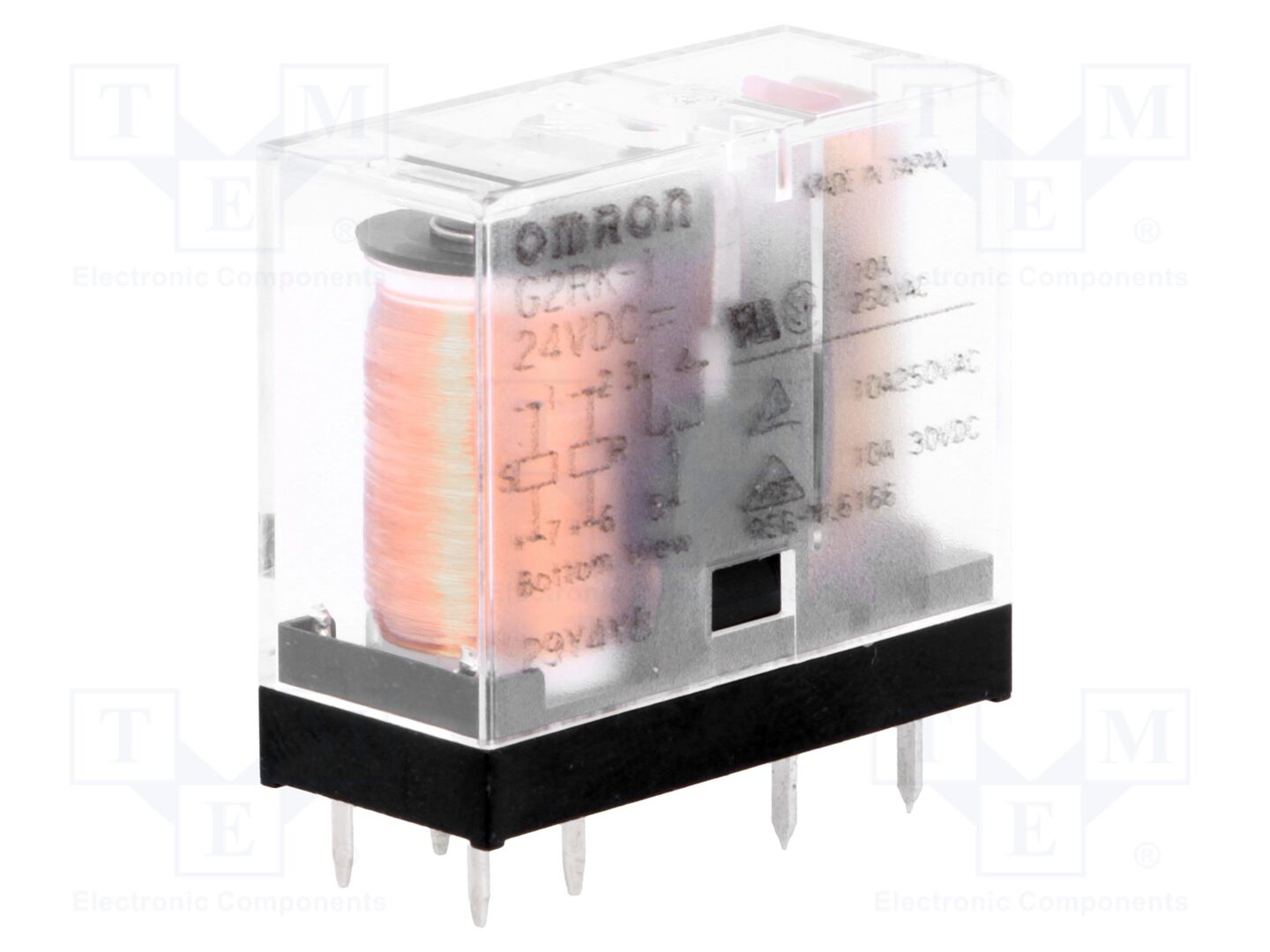 OMRON Electronic Components G2RK-1-24DC Sähkömagneettinen rele 24VDC