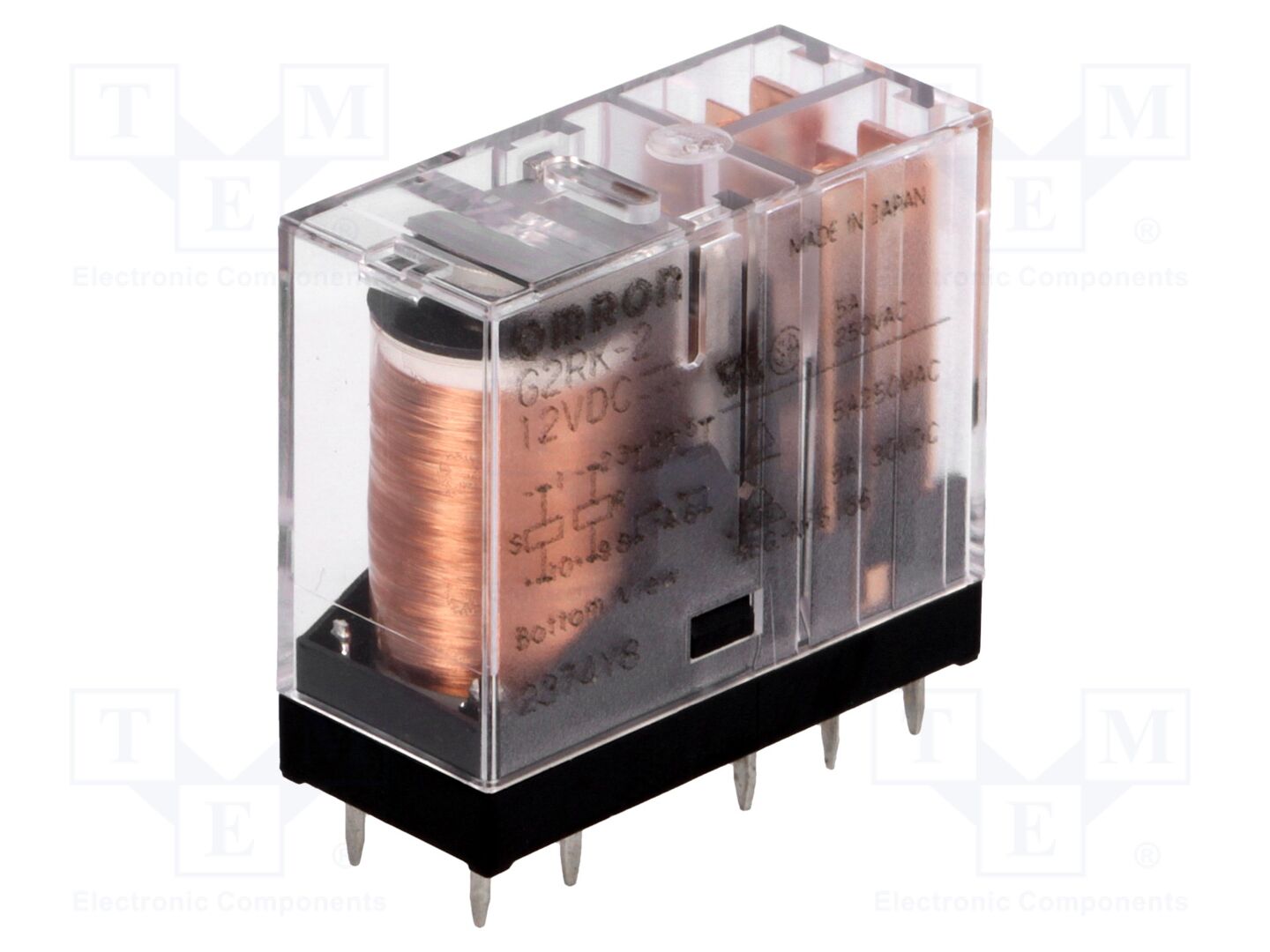 OMRON Electronic Components G2RK-2-12DC Sähkömagneettinen rele 12VDC