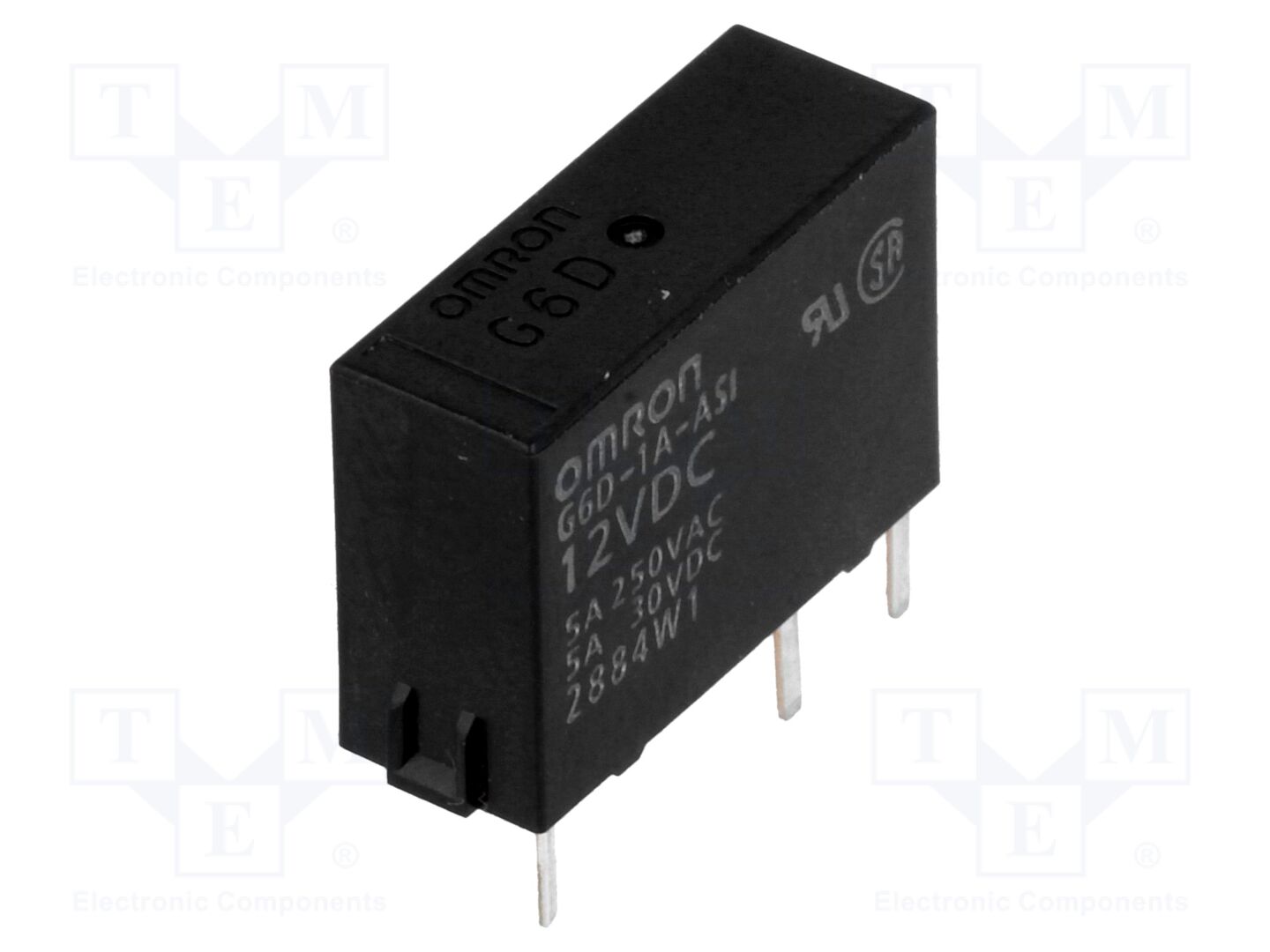 OMRON Electronic Components G6D-1A-ASI-12DC Sähkömagneettinen rele 12VDC