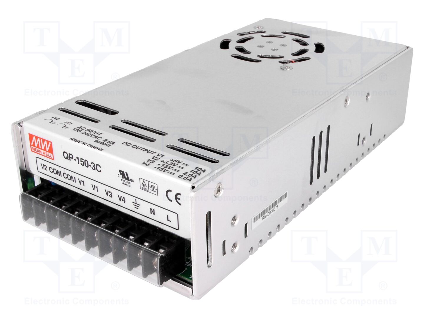 MEAN WELL QP-150-3C Kytkinmuuntaja 152W 5VDC modulaarinen