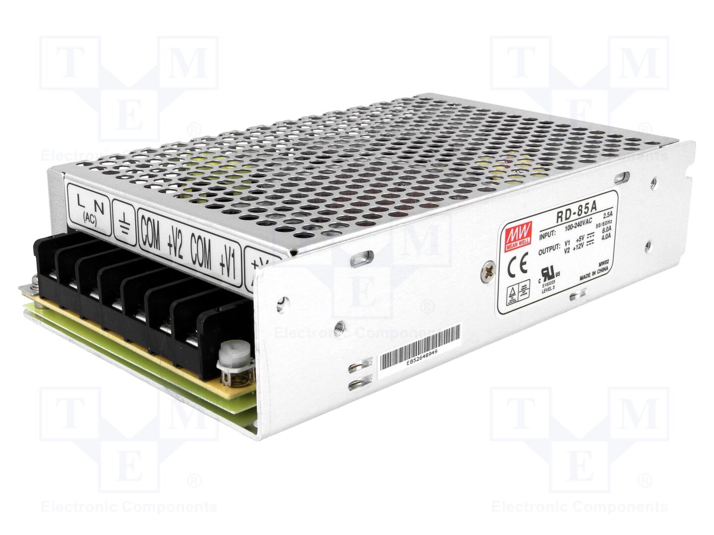 MEAN WELL RD-85A Sisäänrakennettu kytkentäsähkölaite 88W 5VDC