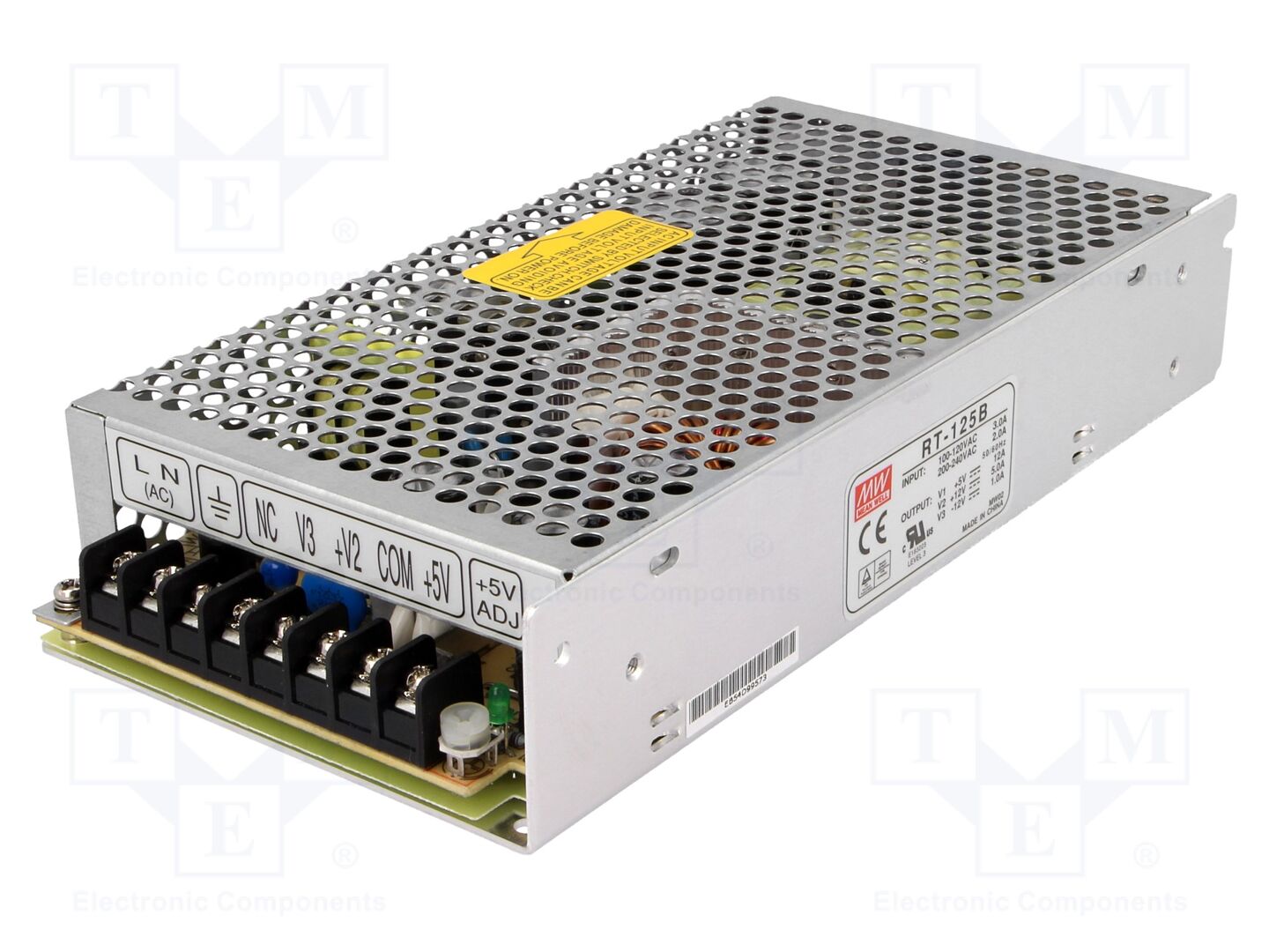 MEAN WELL RT-125B Sisäänrakennettu kytkentäsähkönsyöttö 132W 5VDC
