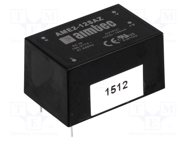 AIMTEC AME2-5SAZ PCB AC/DC muunnin 2W