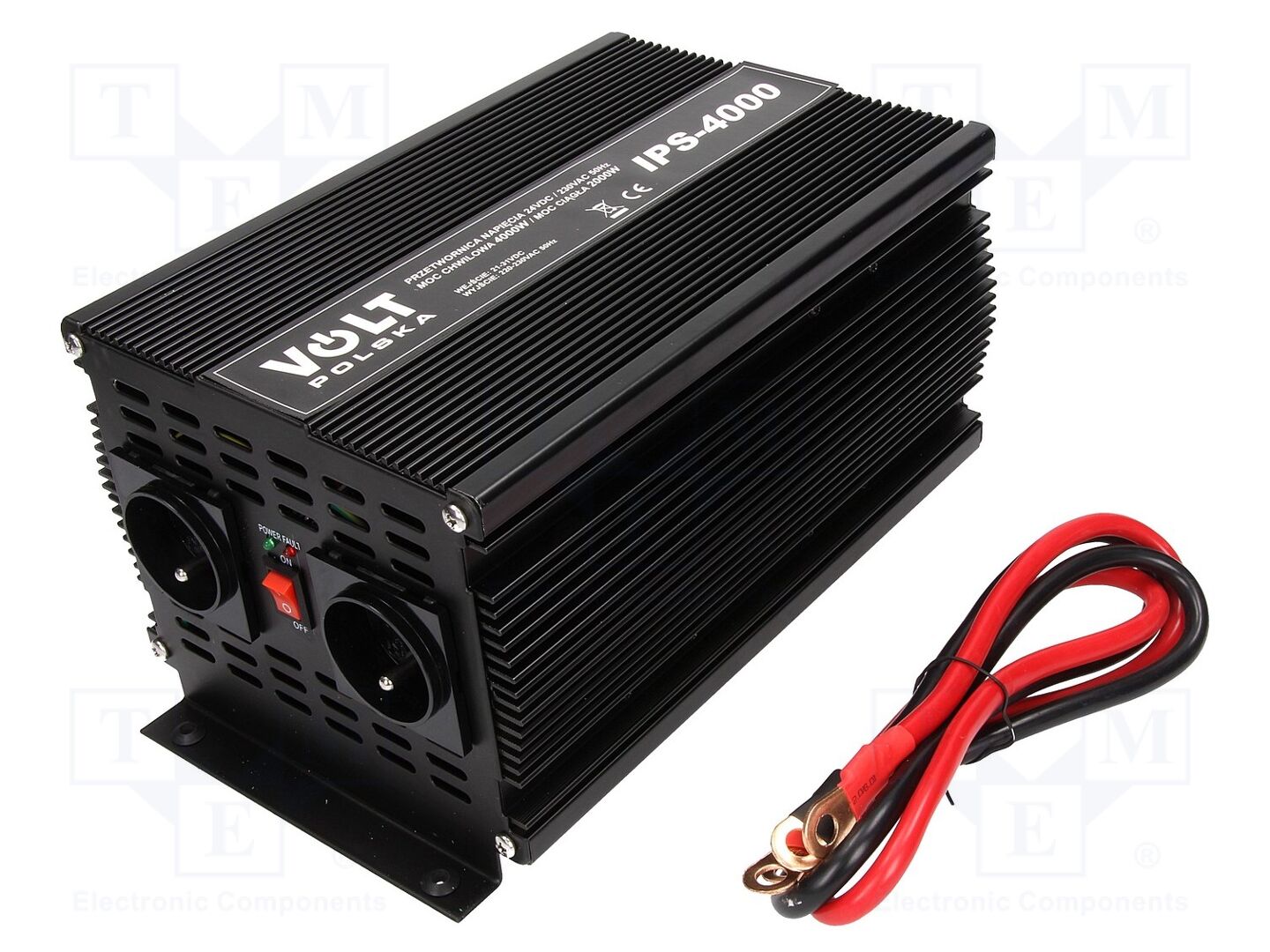 VOLT POLSKA IPS4000/24V DC/AC muunnin 2000W 24VDC