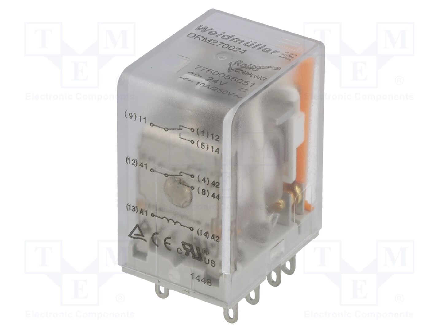 WEIDMÜLLER DRM270024 Sähkömagneettinen rele 24VDC