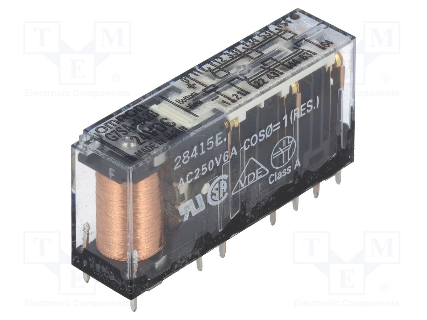 OMRON G7SA-4A2B-24VDC Sähkömagneettinen rele 24VDC
