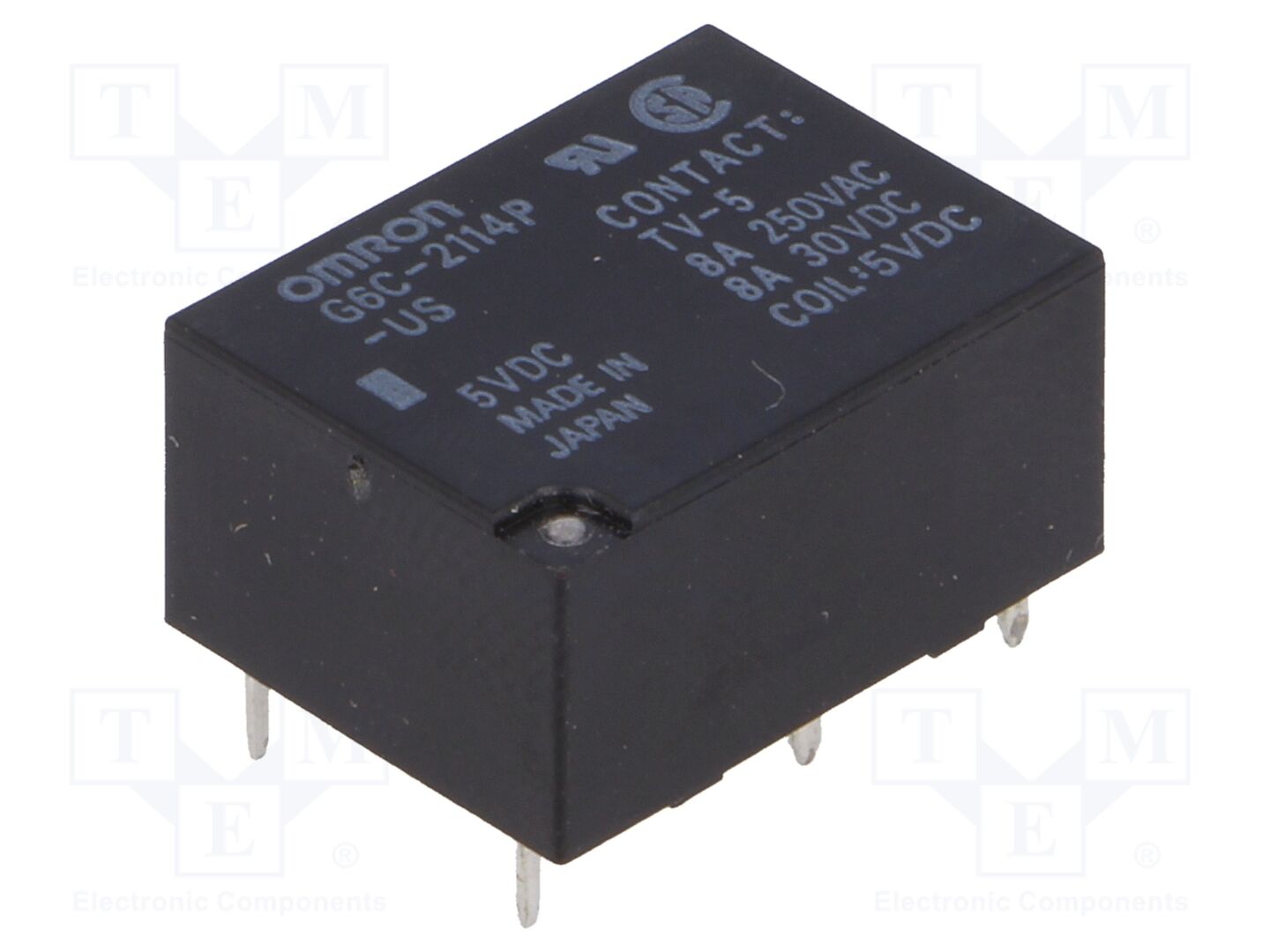 OMRON Electronic Components G6C-2114P-US-5DC Elektromagneettinen rele 5VDC