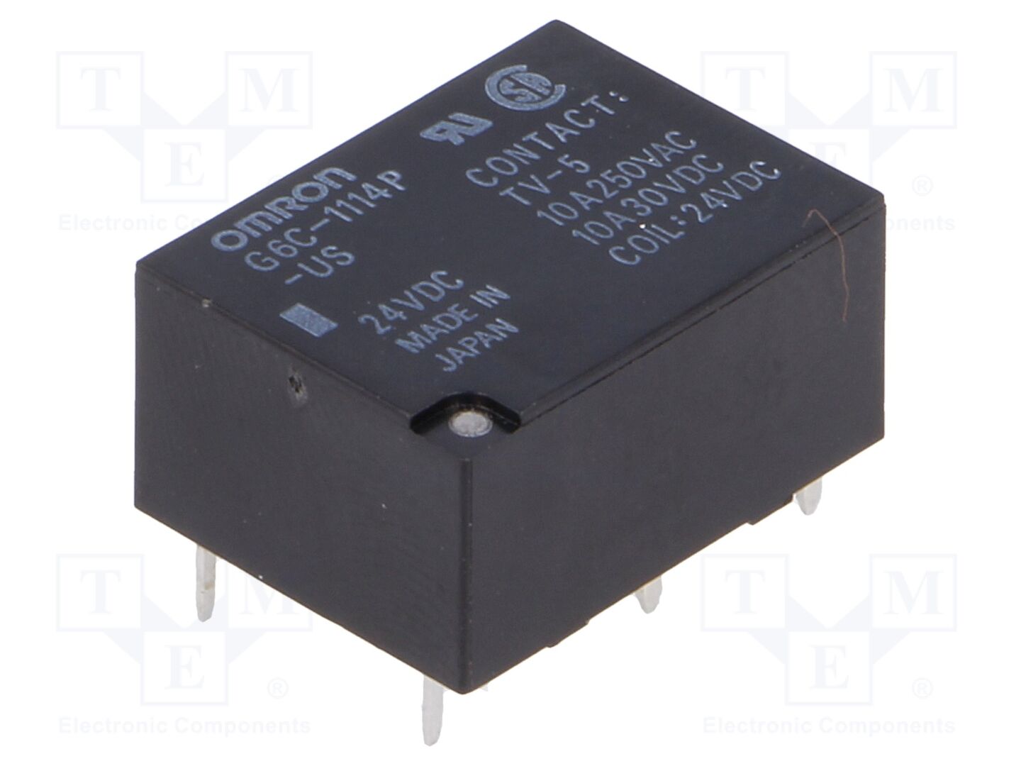 OMRON Electronic Components G6C-1114P-US-24DC Sähkömagneettinen rele 24VDC