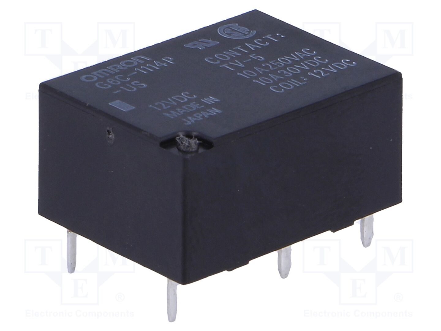 OMRON Electronic Components G6C-1114P-US-12DC Sähkömagneettinen rele 12VDC