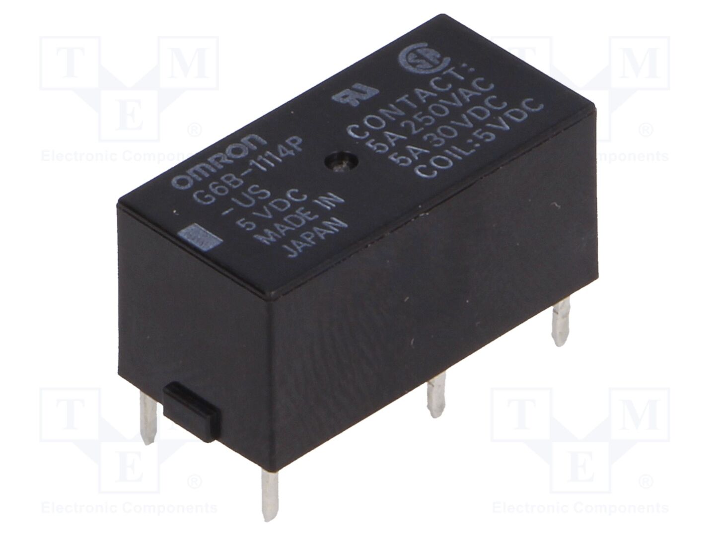 OMRON Electronic Components G6B-1114P-US-5DC Sähkömagneettinen rele 5VDC