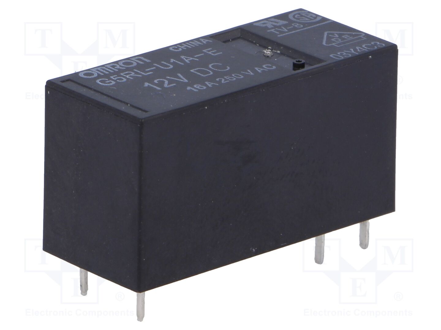OMRON Electronic Components G5RL-U1A-E-12DC Sähkömagneettinen rele 16A