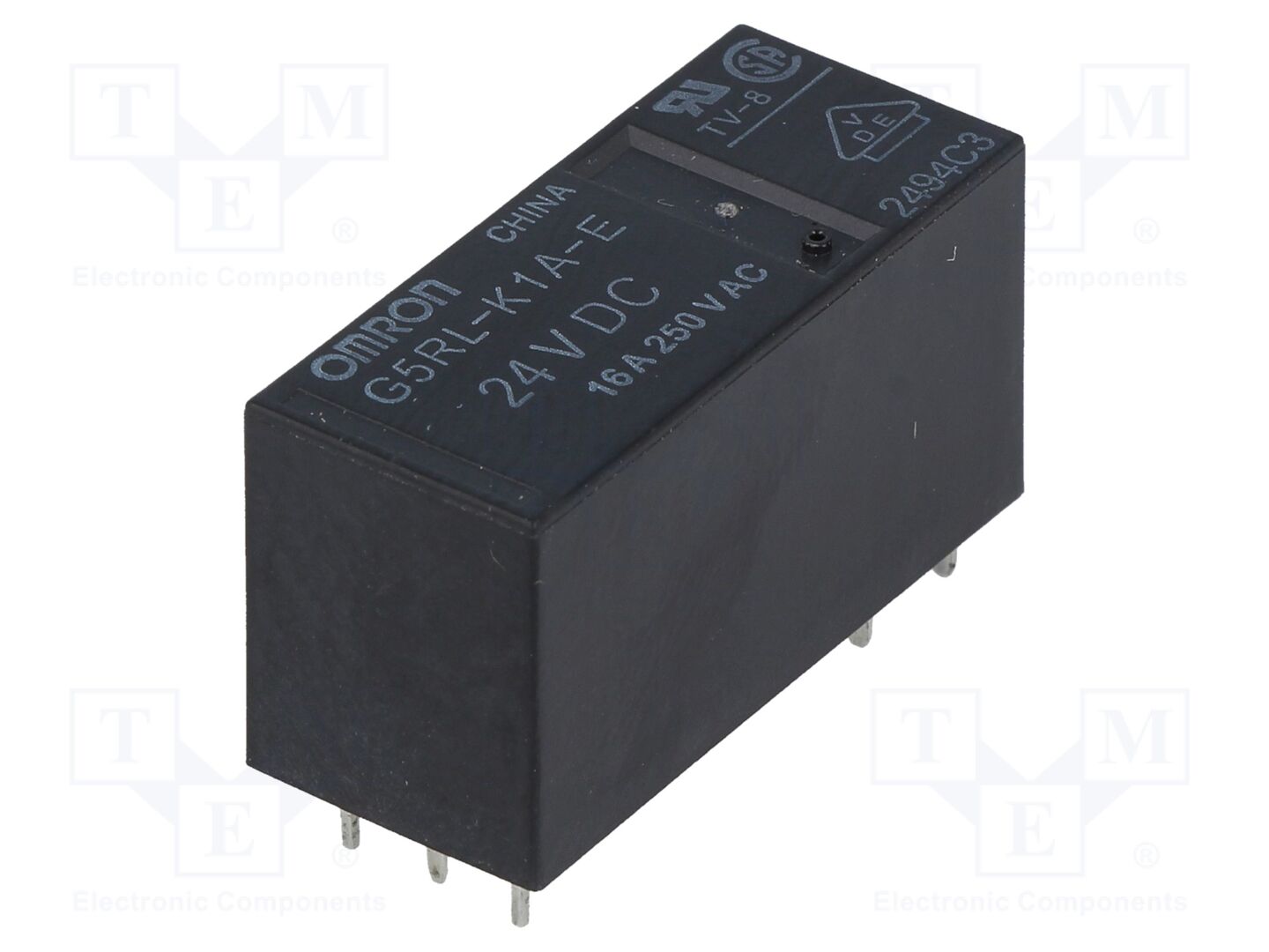 OMRON Electronic Components G5RL-K1A-E-24DC Sähkömagneettinen rele 24VDC