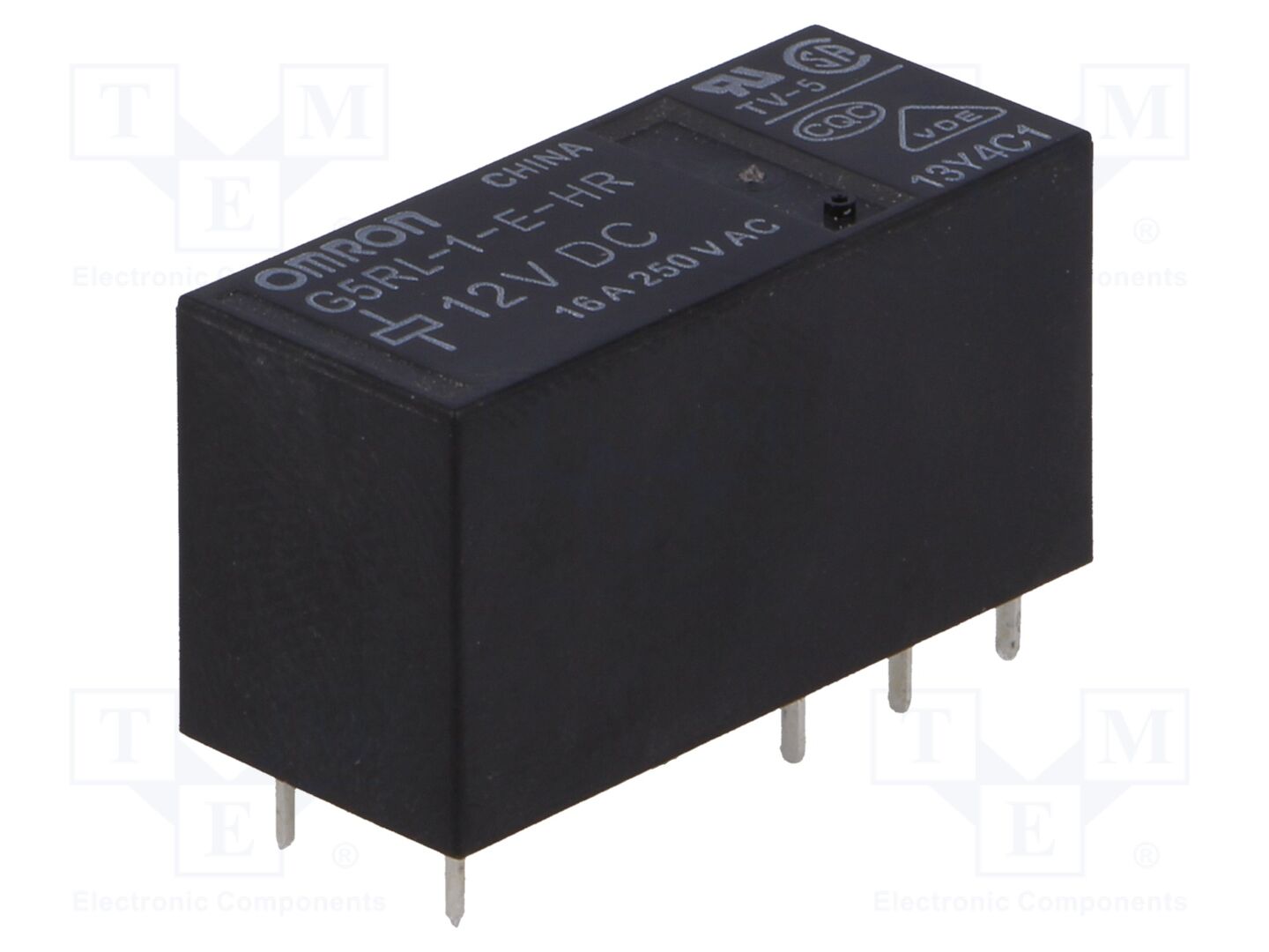 OMRON Electronic Components G5RL-1-E-HR-12DC Sähkömagneettinen rele 12VDC